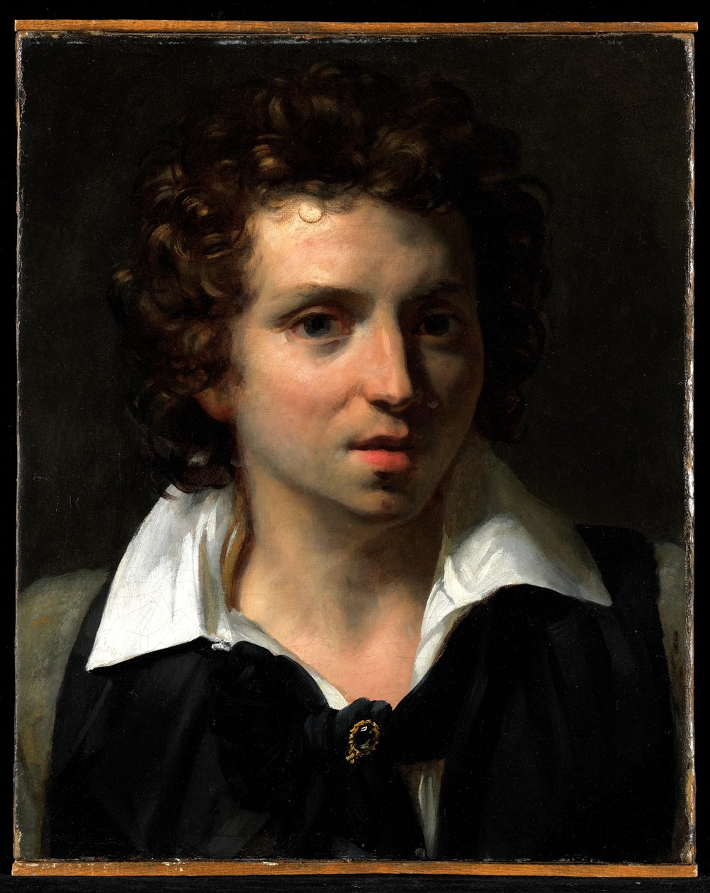Portræt af en ung mand, ca. 1818 af Theodore Gericault