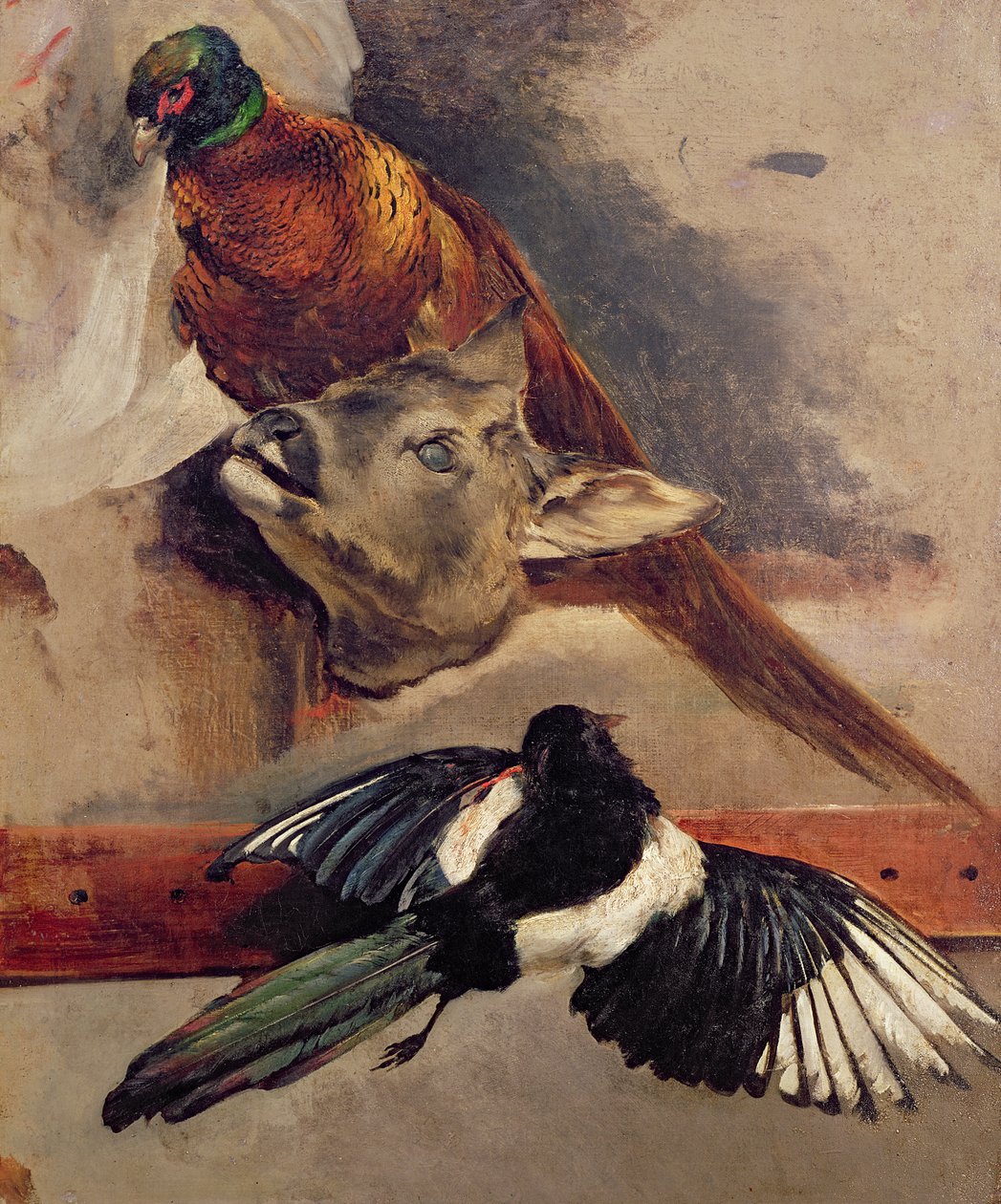 Stilleben af vildt, ca. 1812-16 af Theodore Gericault