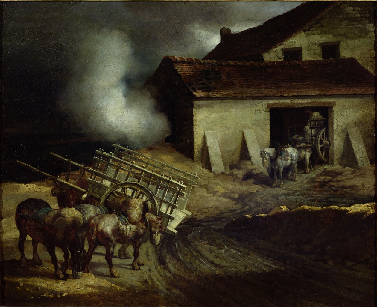 Ovnen på Gipsværket af Theodore Gericault