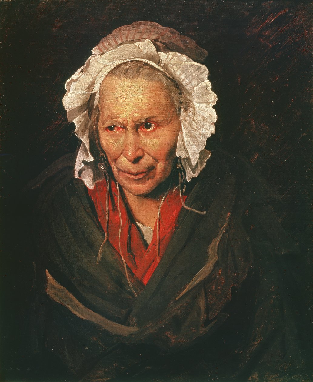 Den gale kvinde eller misundelsens besættelse, 1819-22 af Theodore Gericault