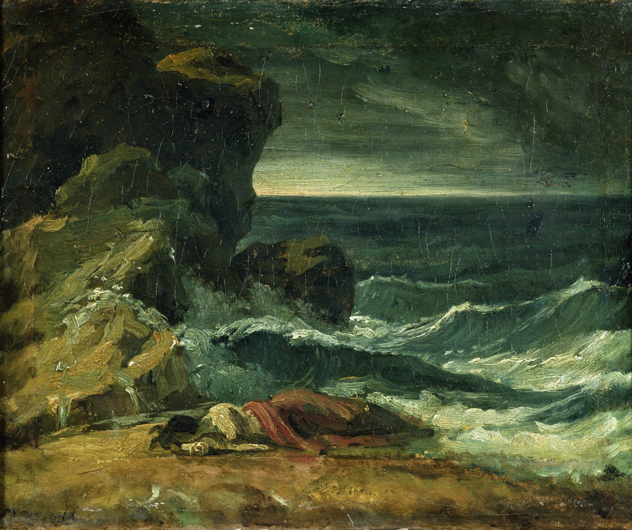 Stormen eller Vraget af Theodore Gericault