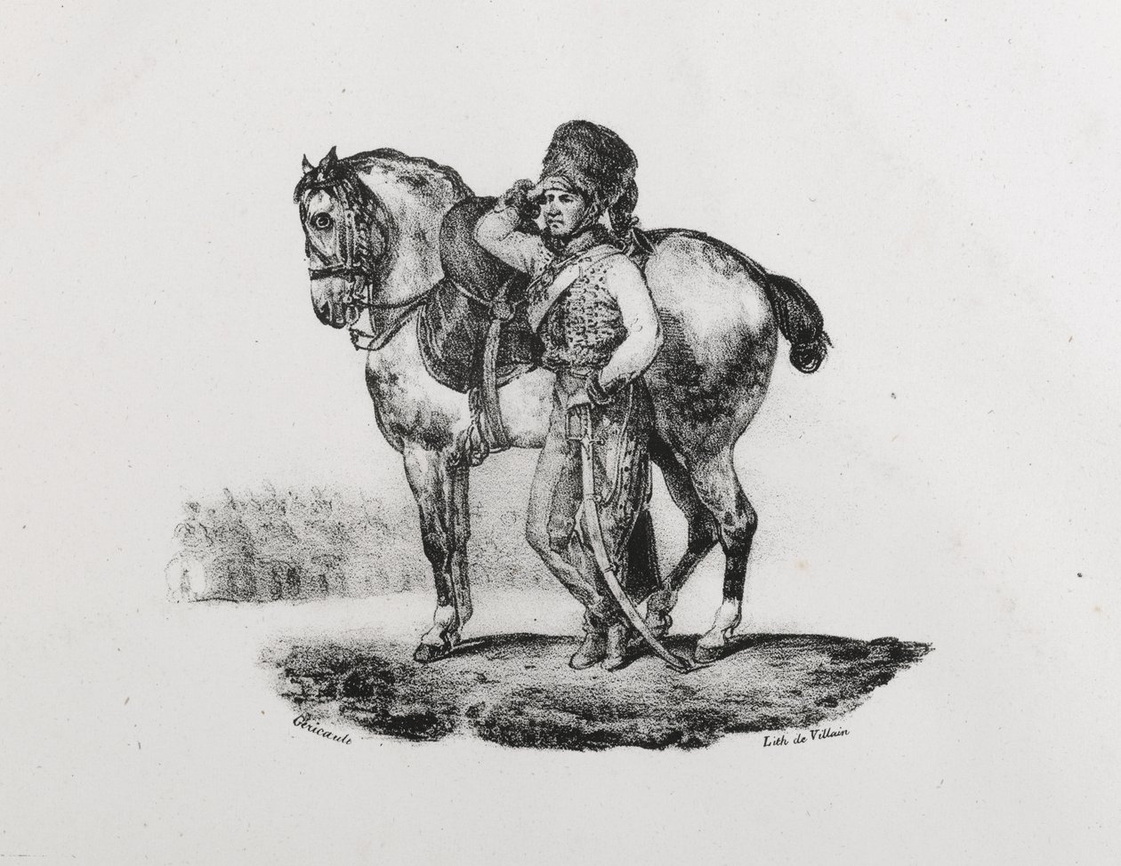 Husardernes trompetist, 1823 af Theodore Gericault
