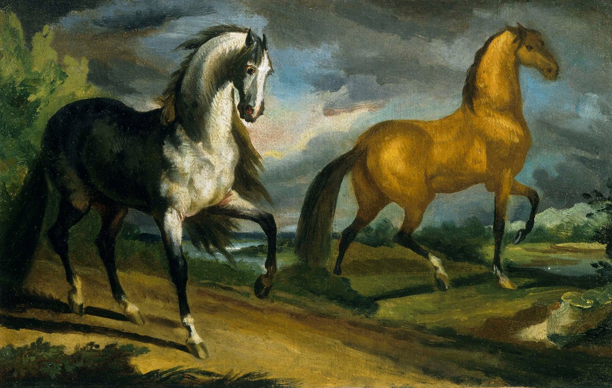 To heste af Theodore Gericault