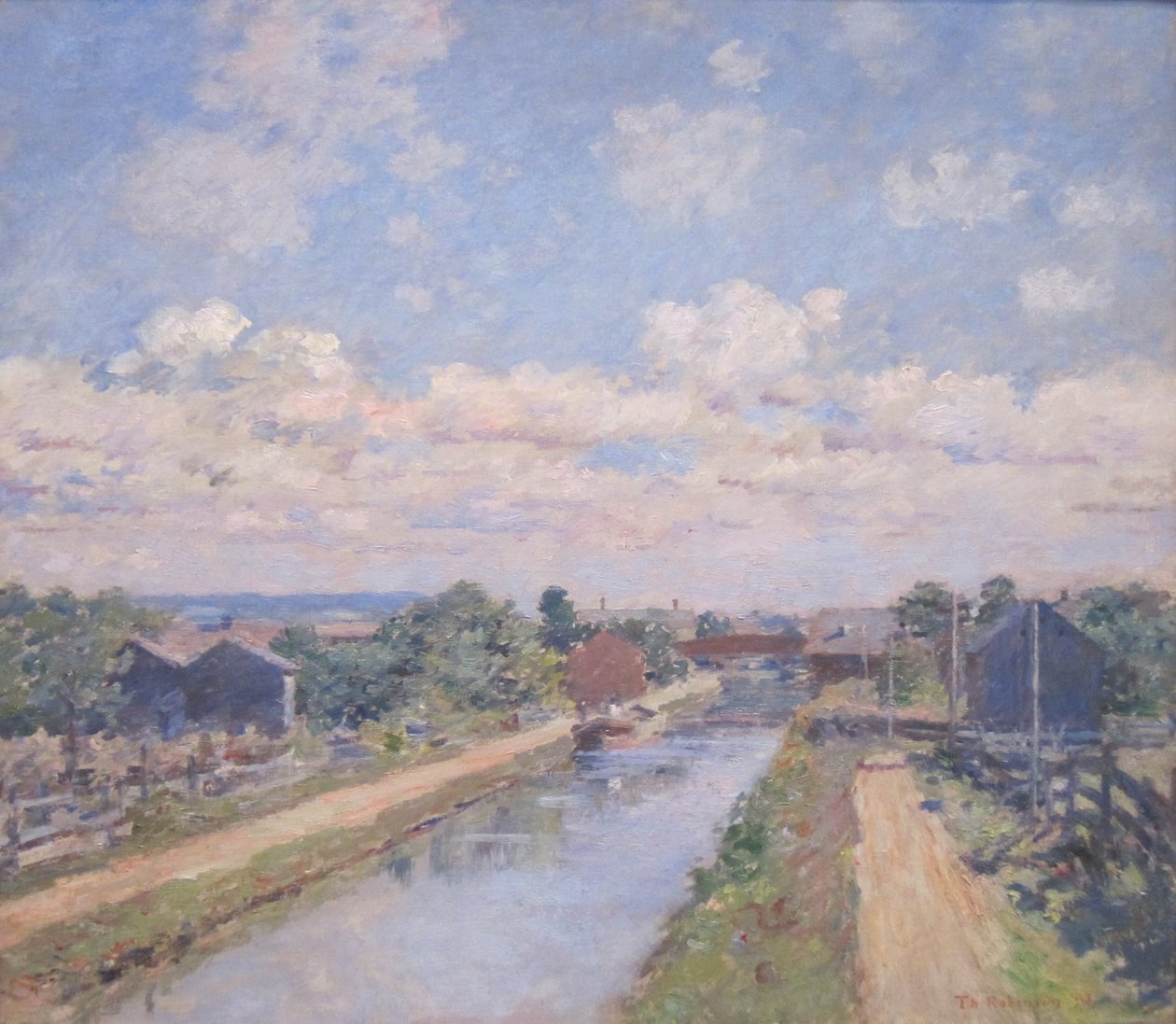 Port Ben, Delaware og Hudson Canal af Theodore Robinson