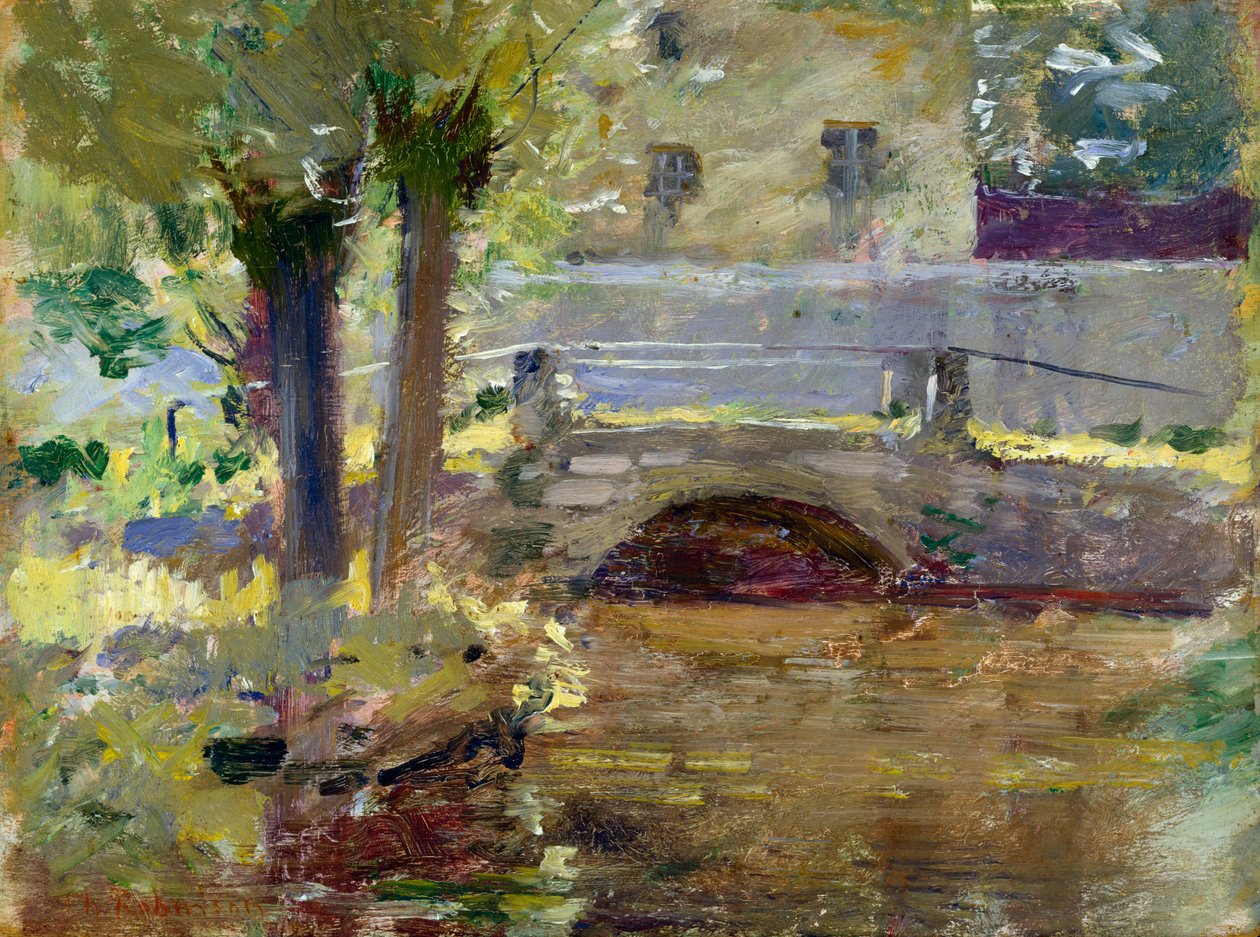 Broen ved Giverny, 1891 af Theodore Robinson
