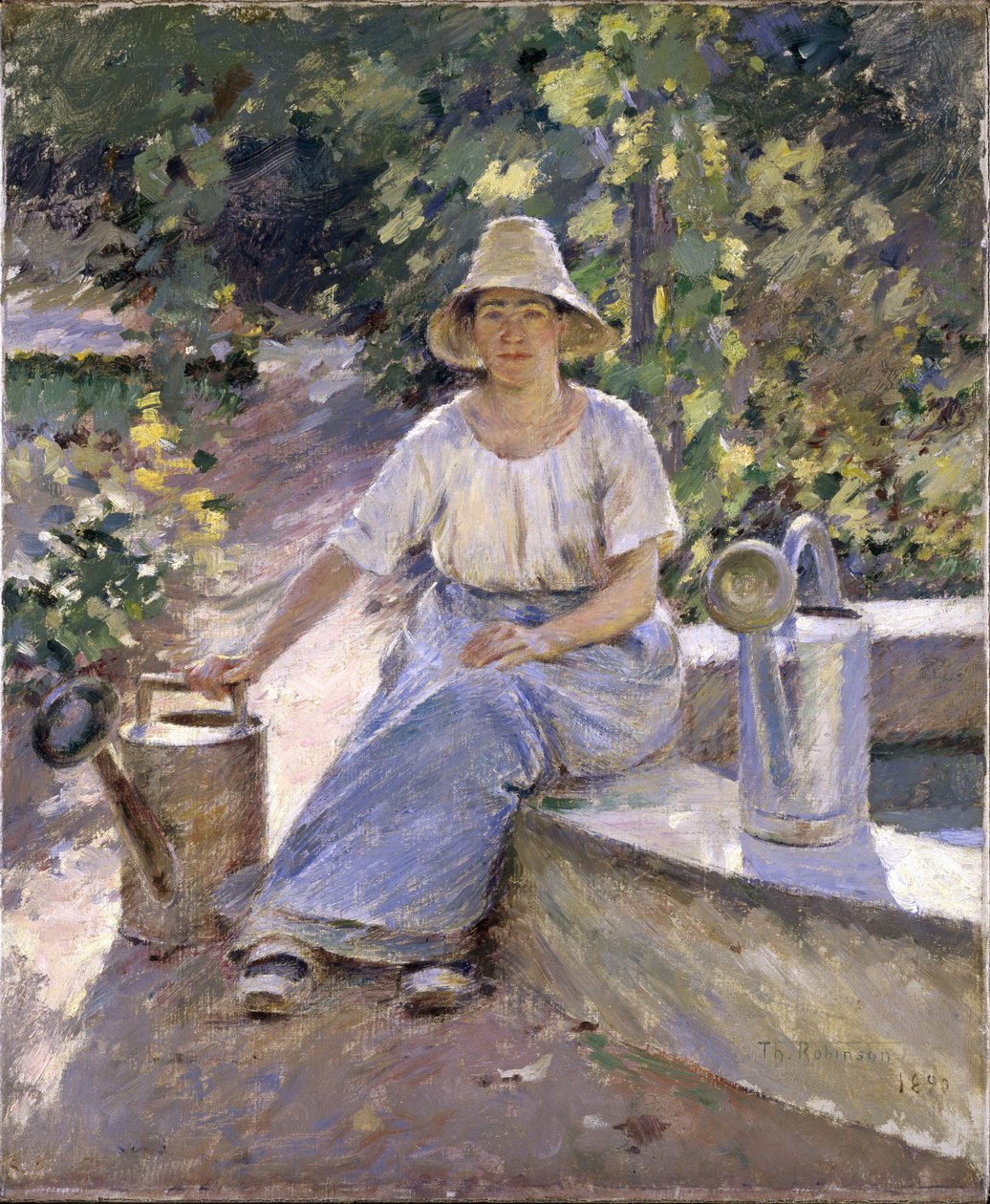 Vandpotterne, 1890 af Theodore Robinson
