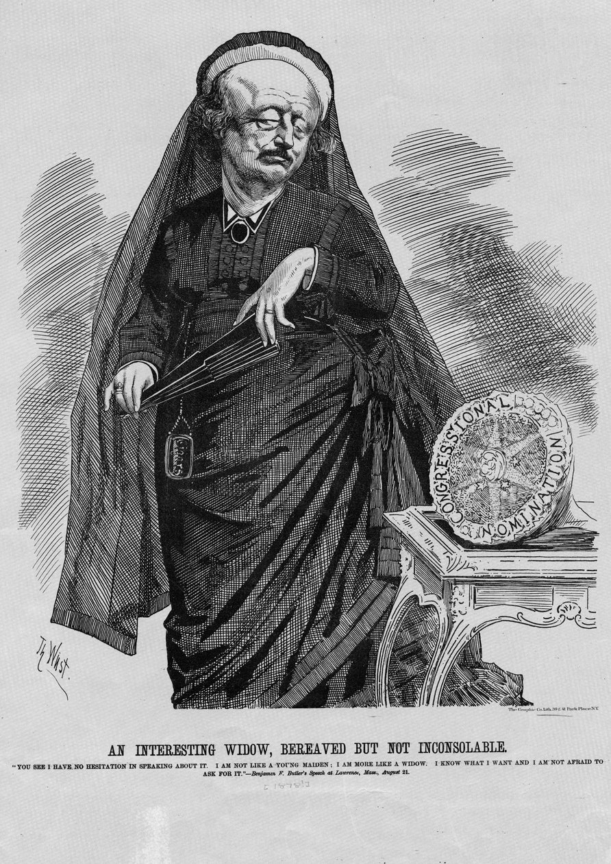 En interessant enke: efterladt, men ikke utrøstelig, Graphic Co. Lith, New York, 1876 af Theodore Wust