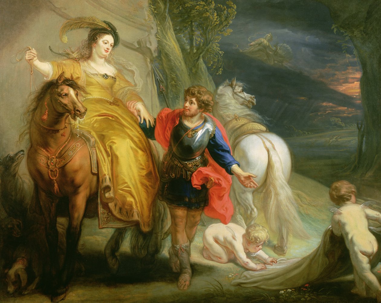 Dido og Aeneas af Theodoor van Thulden