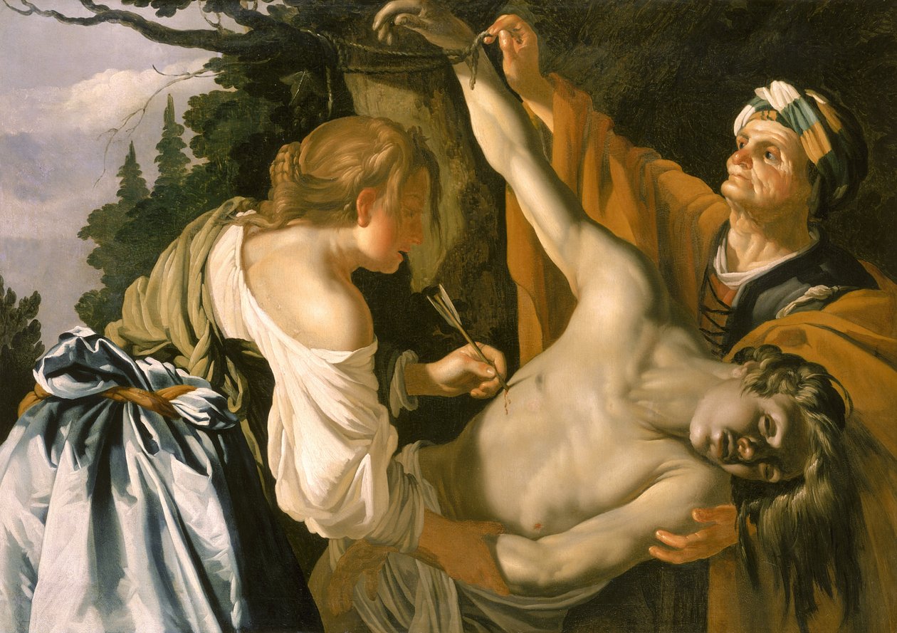 Sankt Sebastians sygepleje, 1622 af Theodore van Baburen