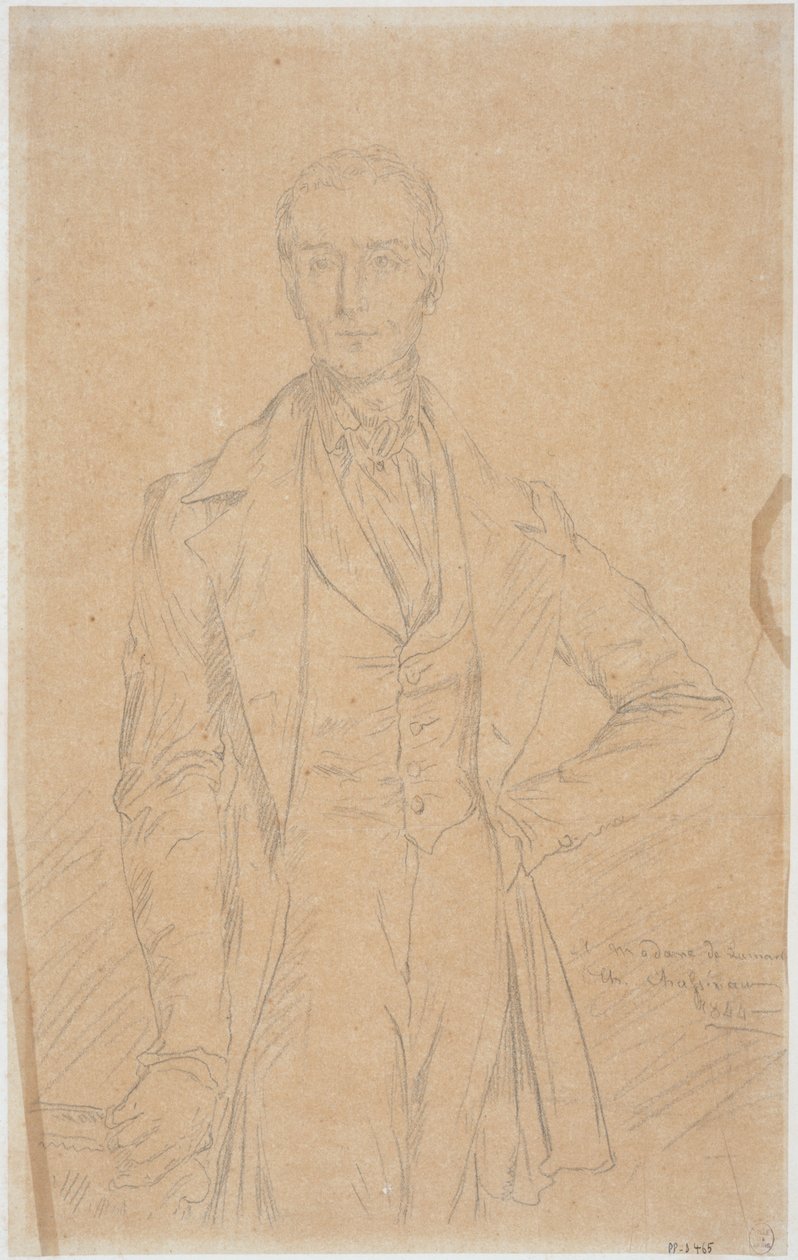 Alphonse de Lamartine af Théodore Chassériau