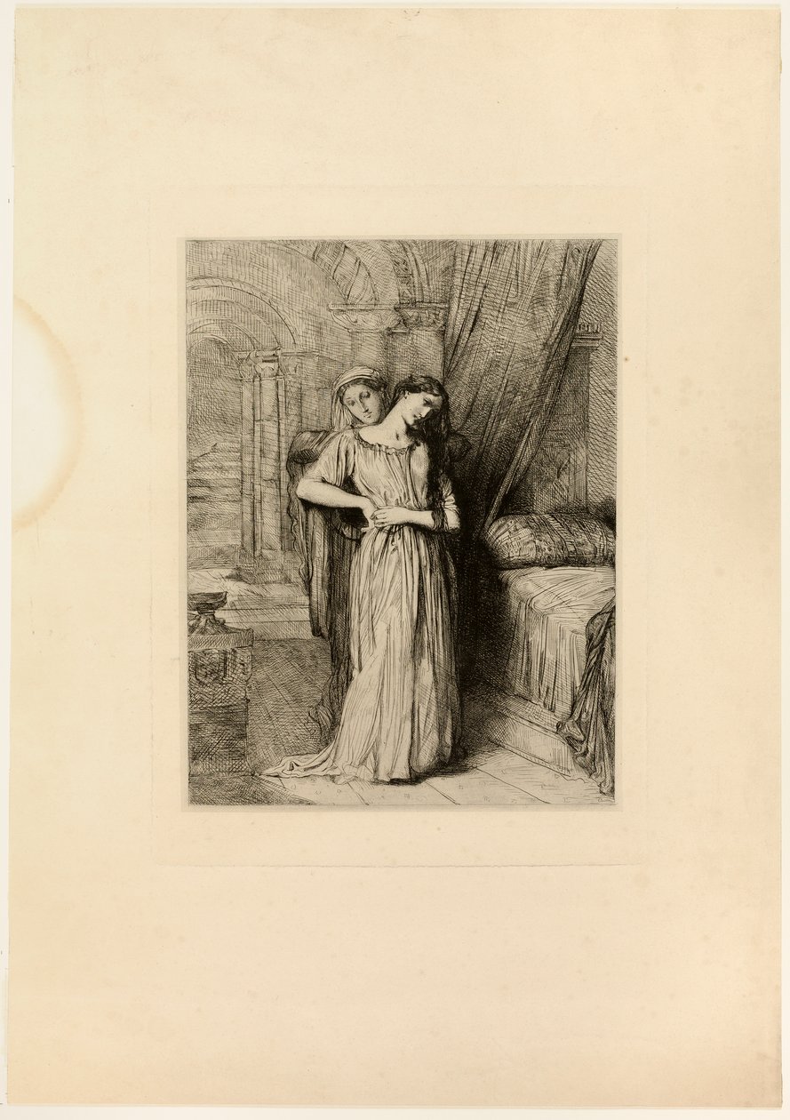 If I Do Die Before You, tallerken otte fra Othello af Théodore Chassériau
