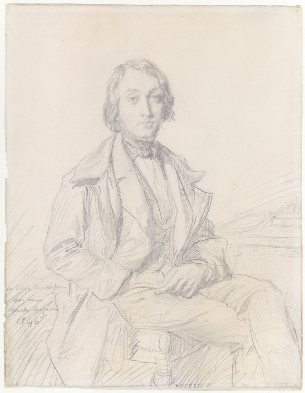 Portræt af Félix Ravaisson af Théodore Chassériau