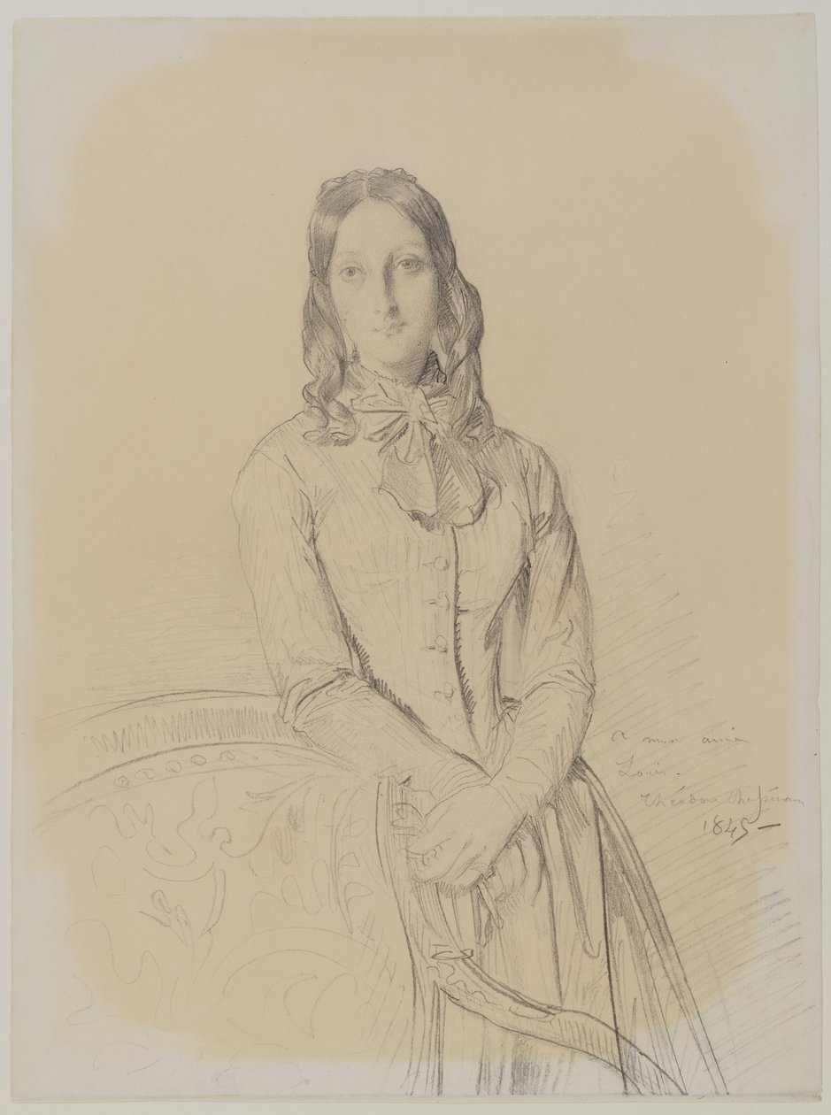 Portræt af Madame Ravaisson af Théodore Chassériau