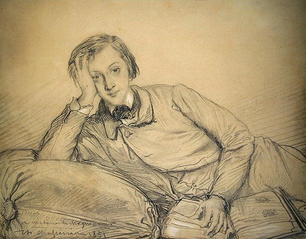 Portræt af Raymond de Magnoncourt af Théodore Chassériau