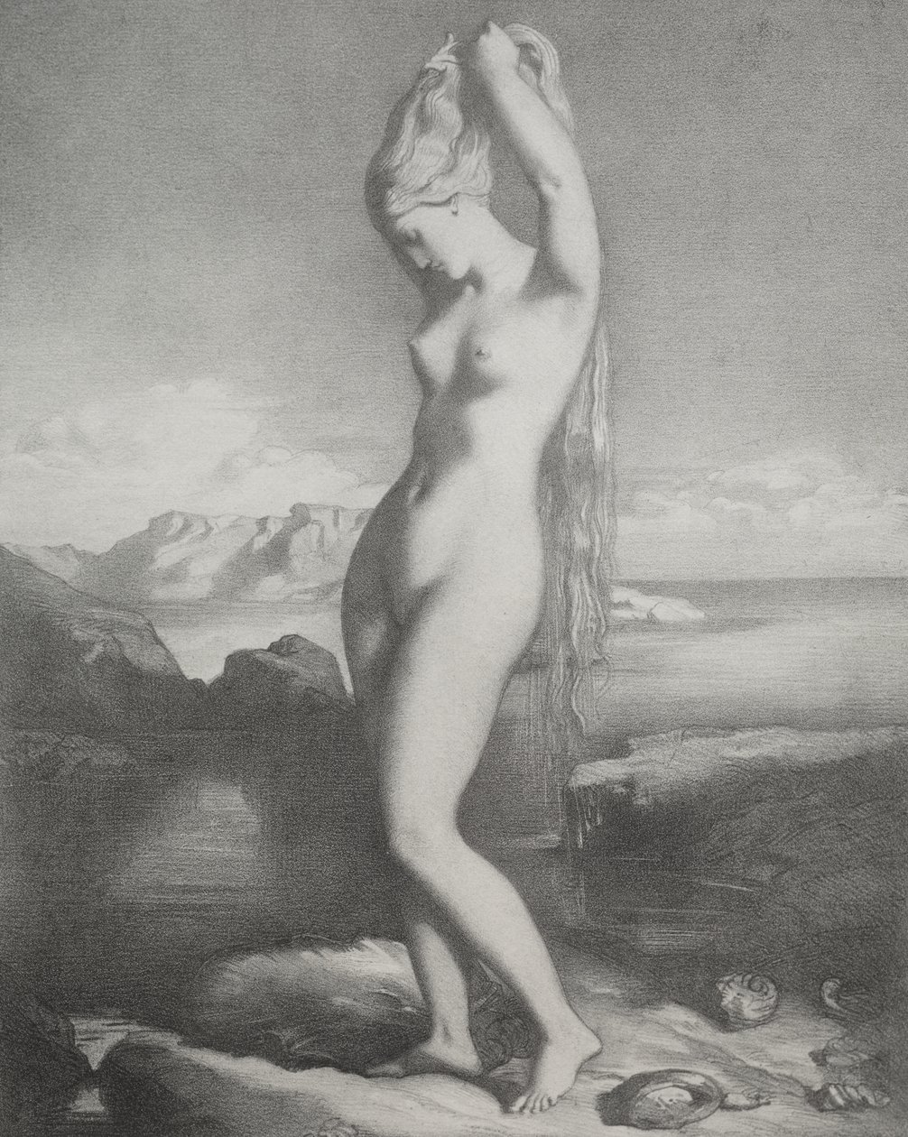 Venus Anadyomena af Théodore Chassériau