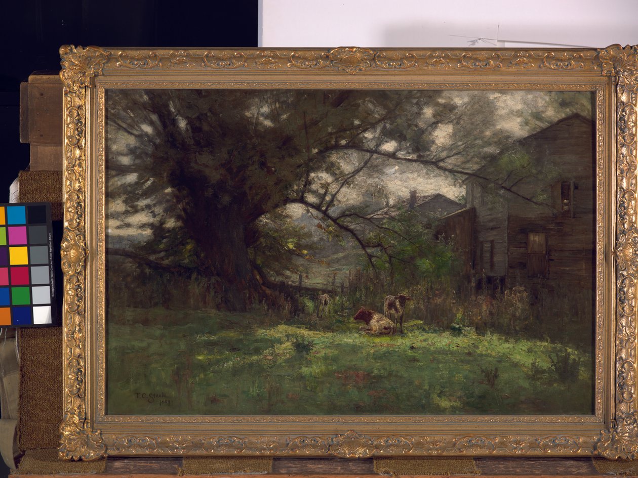 Morgen - gamle Schofields mølle af Theodore Clement Steele