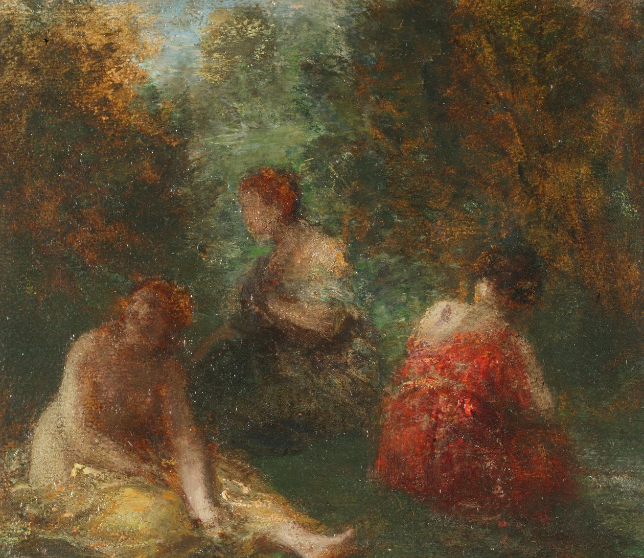 The Bathers, n. 1871-74 (öljy kankaalle) af Theodore Fantin Latour