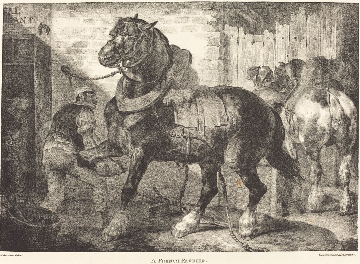 En fransk beslagsmed af Theodore Gericault
