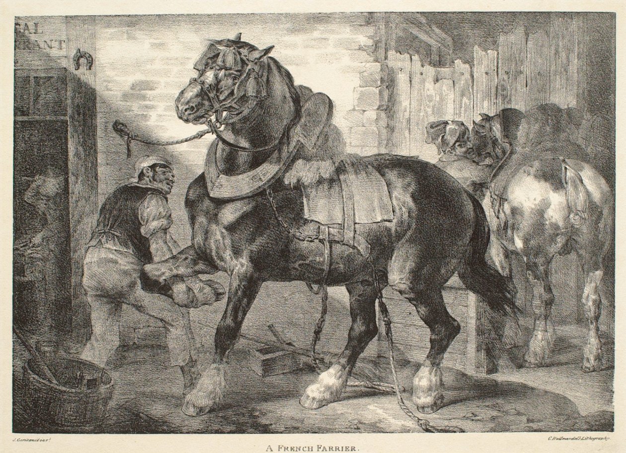 En fransk beslagsmed af Theodore Gericault