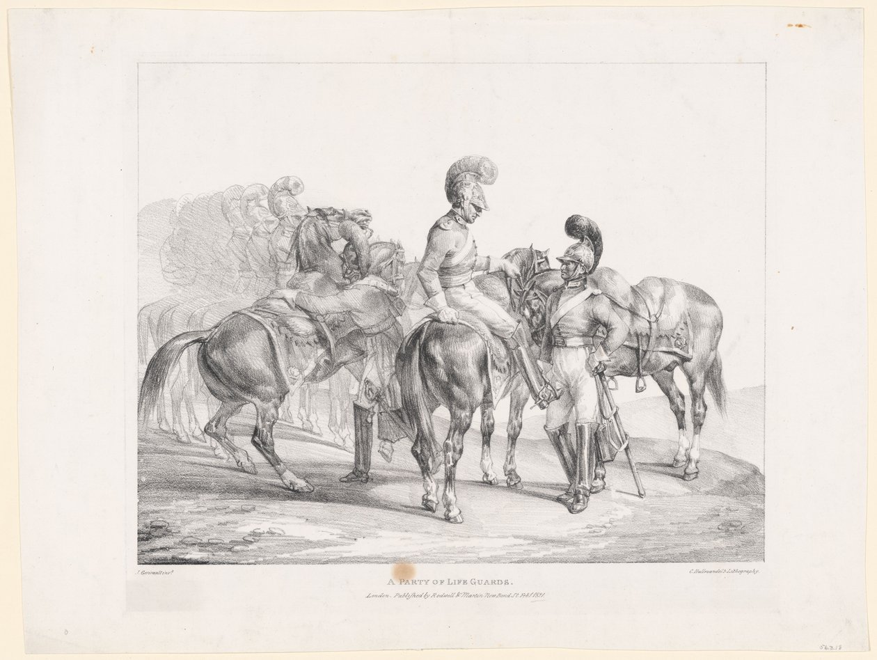 En gruppe livreddere af Theodore Gericault