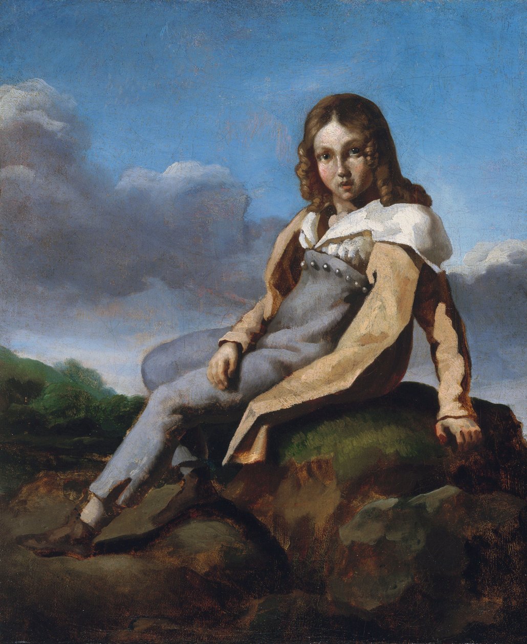 Alfred Dedreux (1810-1860) som barn af Theodore Gericault