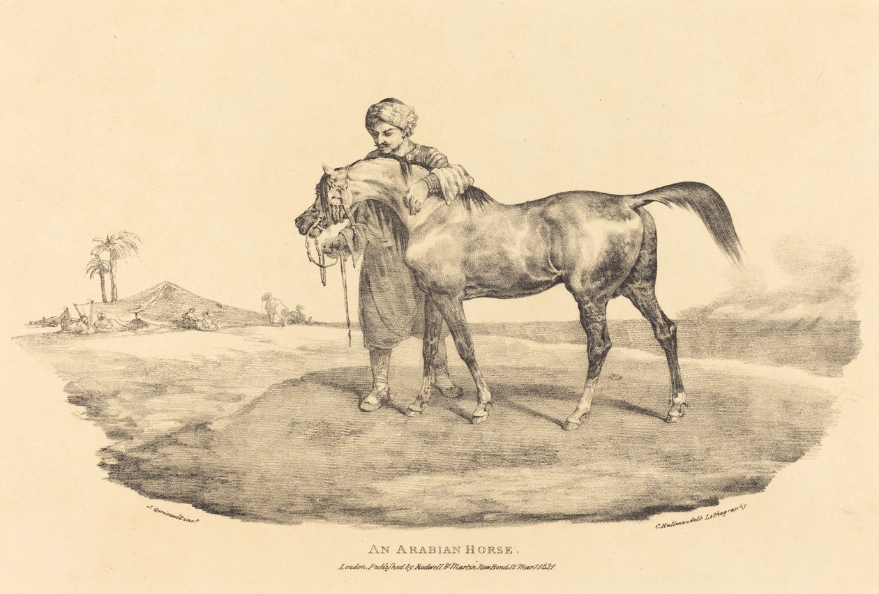 En arabisk hest af Theodore Gericault