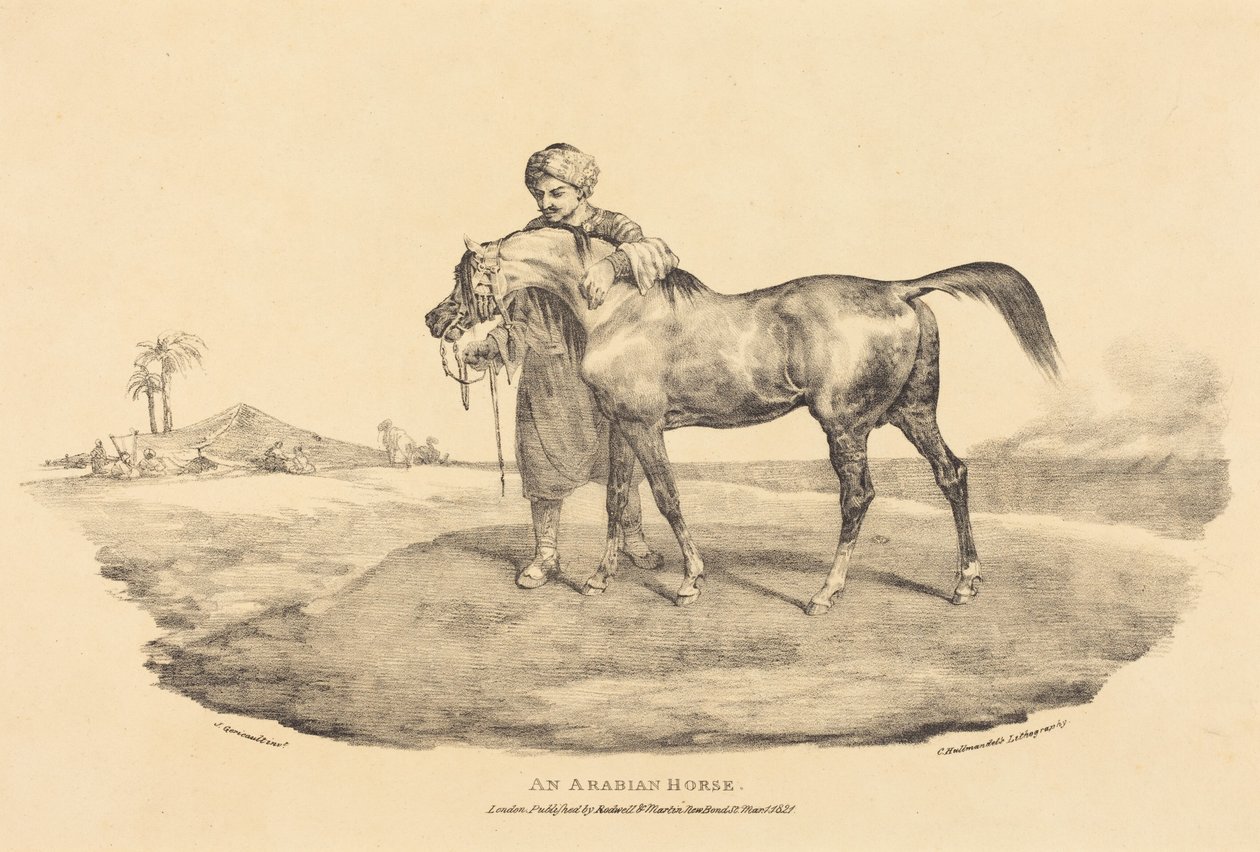 En arabisk hest af Theodore Gericault