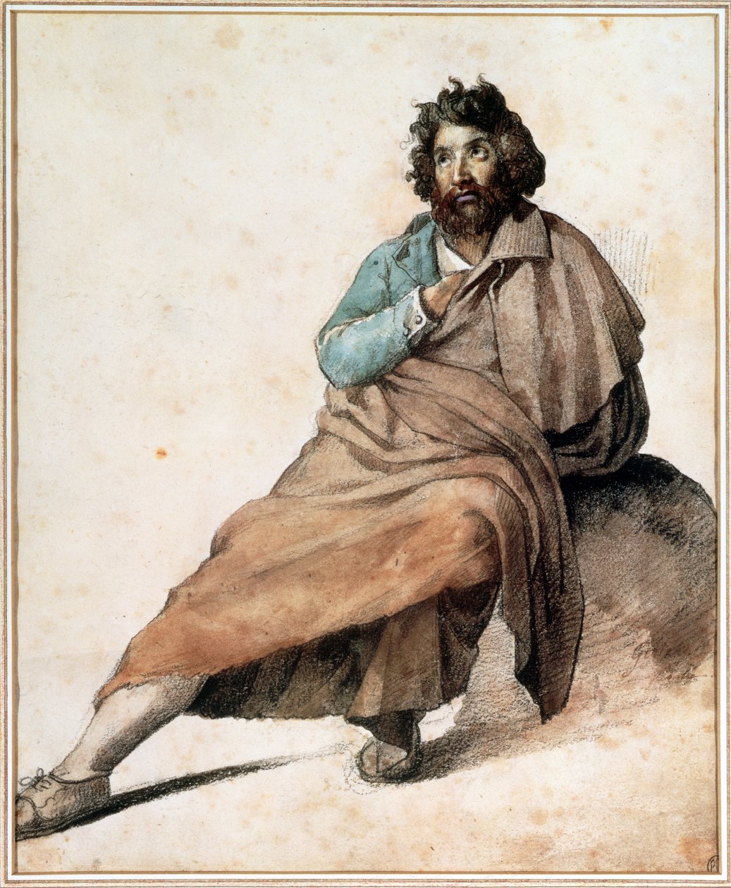 En italiensk montagnard af Theodore Gericault