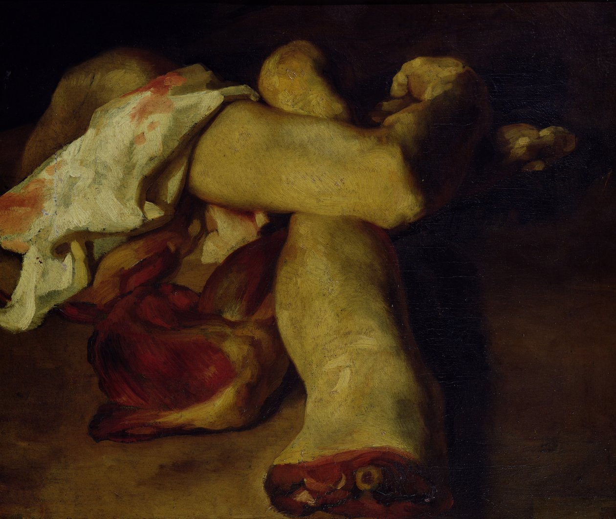 Anatomiske stykker (olie på lærred) af Theodore Gericault