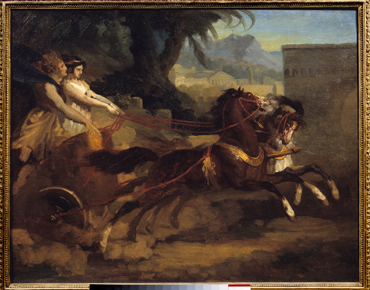 Gammelt tankræs Maleri af Theodore Gericault (1791-1824) 1808 dim.0,63x0,79 m Rouen, Musee des Beaux Arts af Theodore Gericault