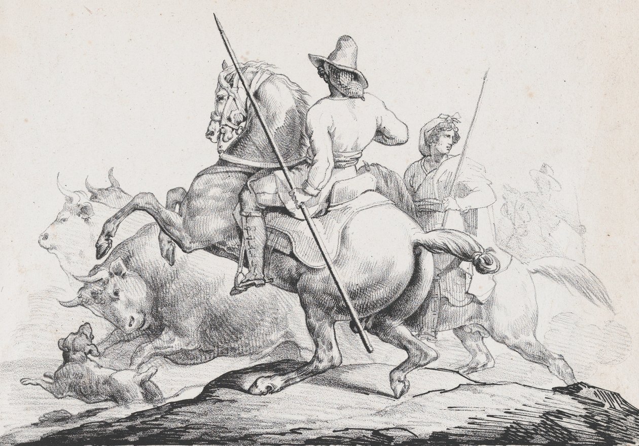 Slagtere i Rom, 1817. af Theodore Gericault