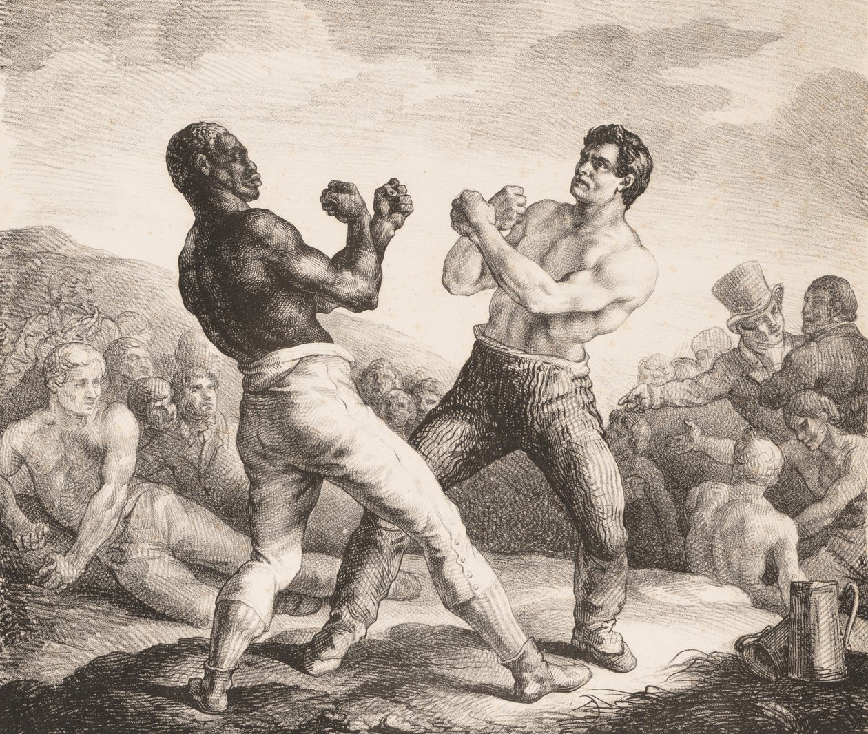 Boksere, 1818. af Theodore Gericault