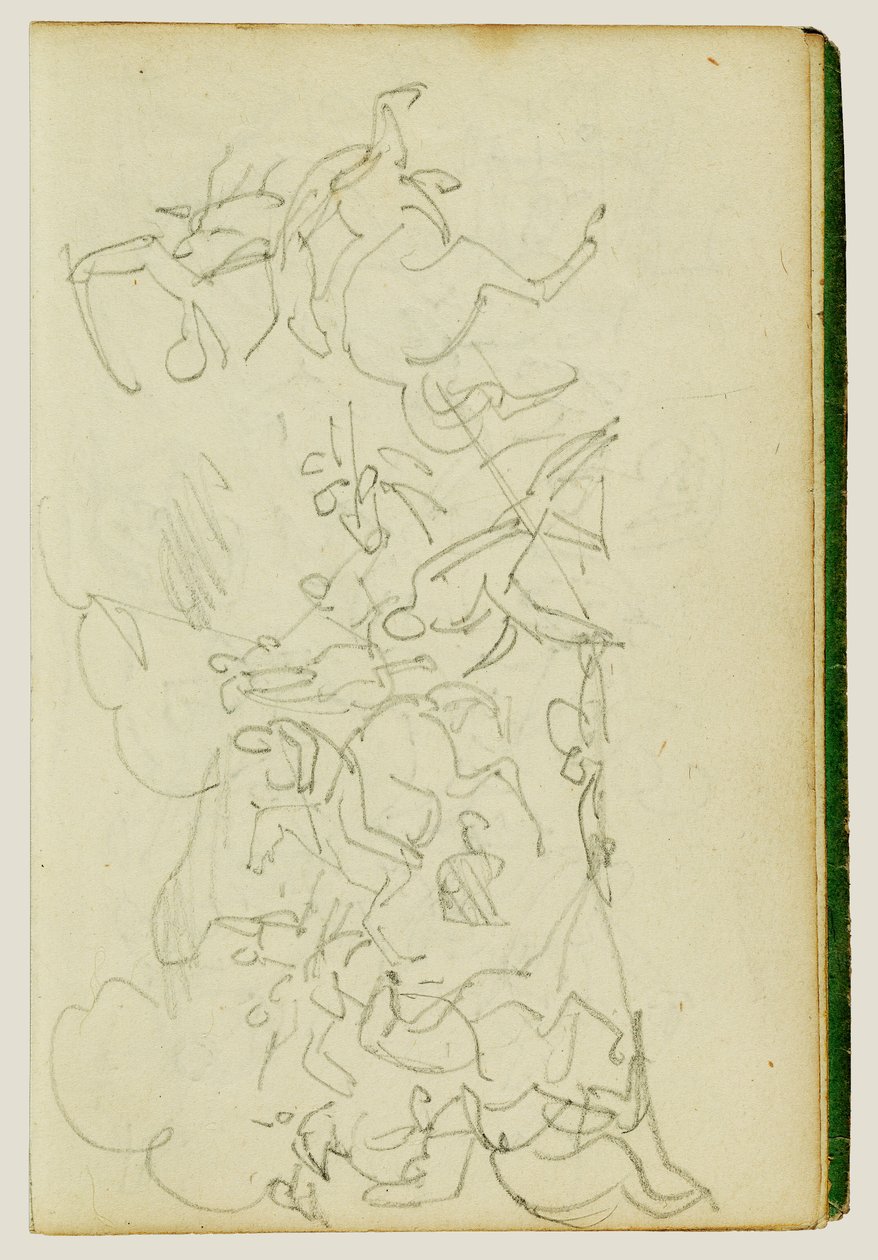 Kavalerislag af Theodore Gericault