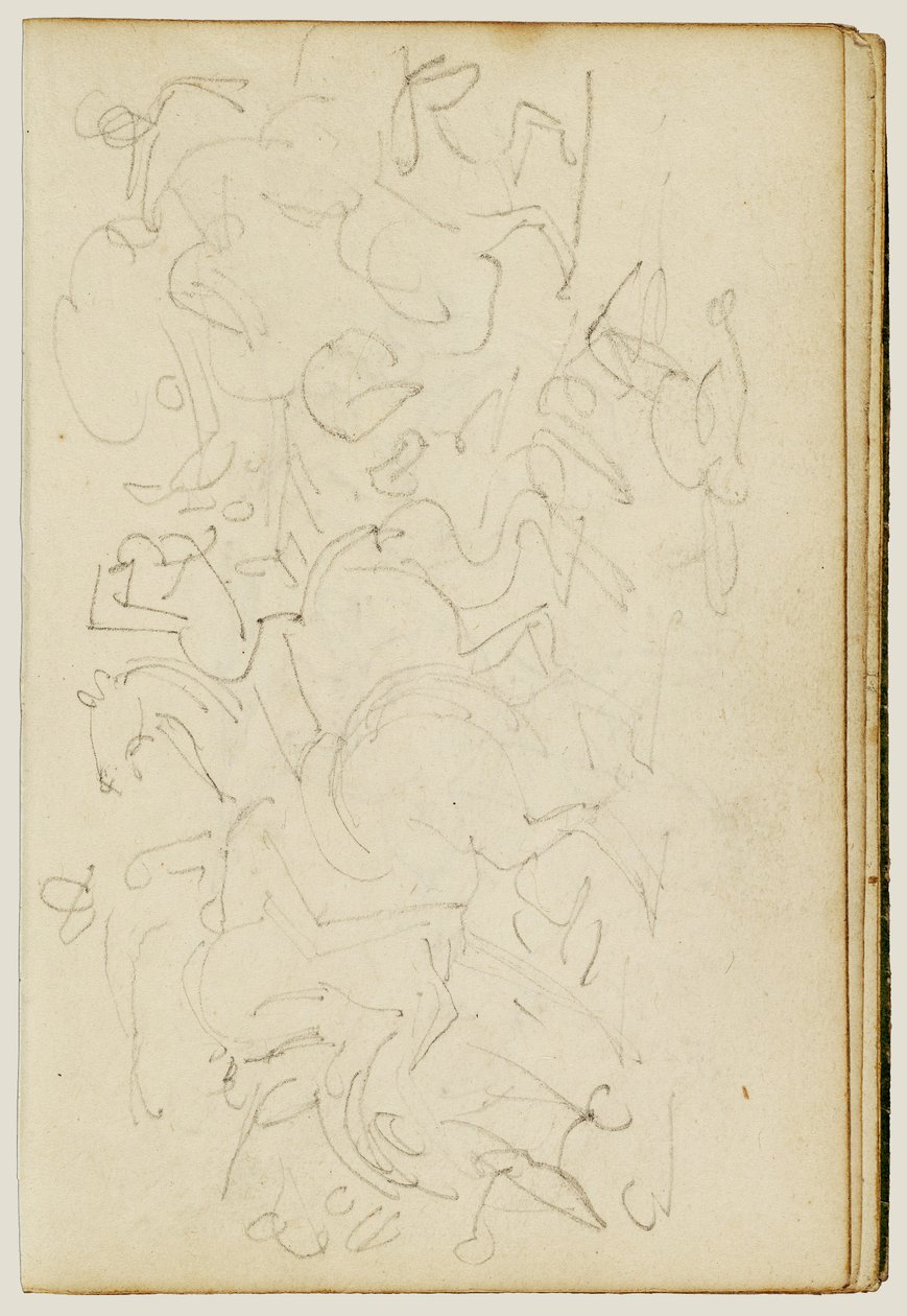 Kavaleriskirmish af Theodore Gericault