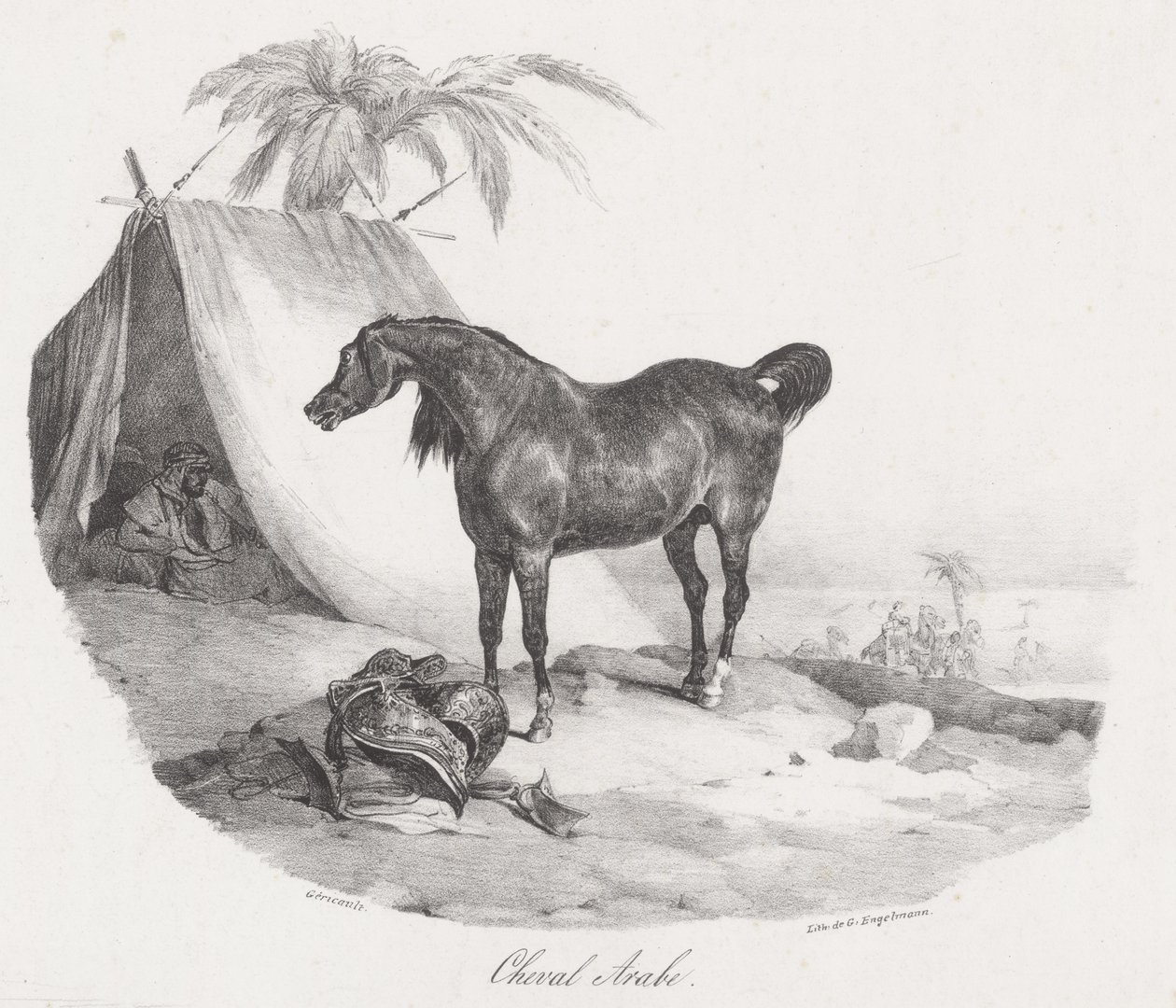 Den arabiske hest (An Arabian Horse) af Theodore Gericault