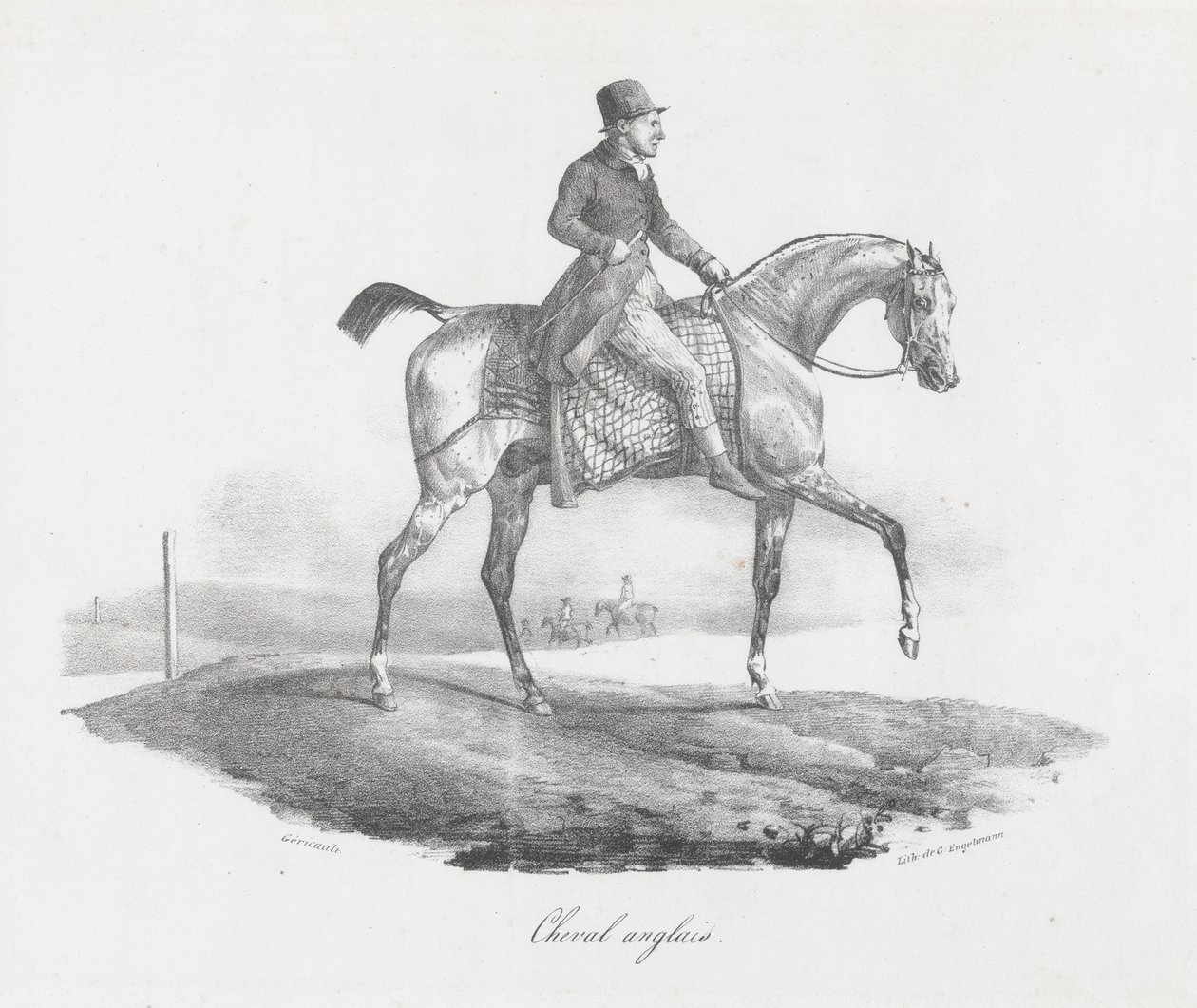 Engelsk hest (An English Horse) af Theodore Gericault