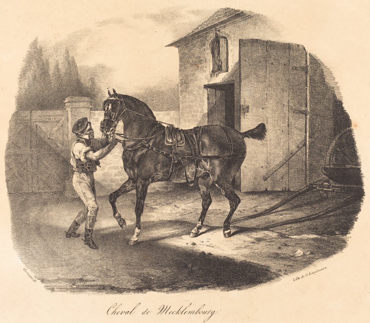 Mecklenburg hest af Theodore Gericault