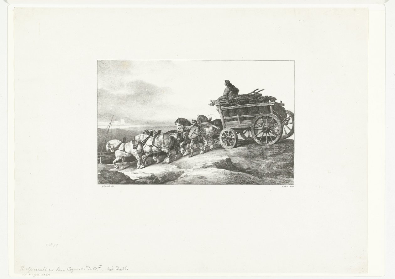 Kulvognen af Theodore Gericault