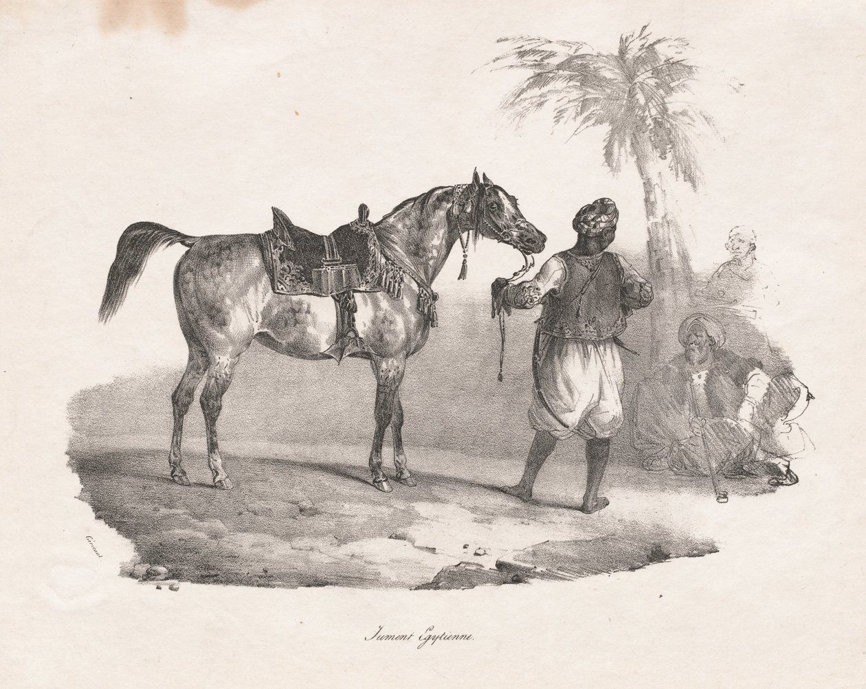egyptisk hoppe af Theodore Gericault