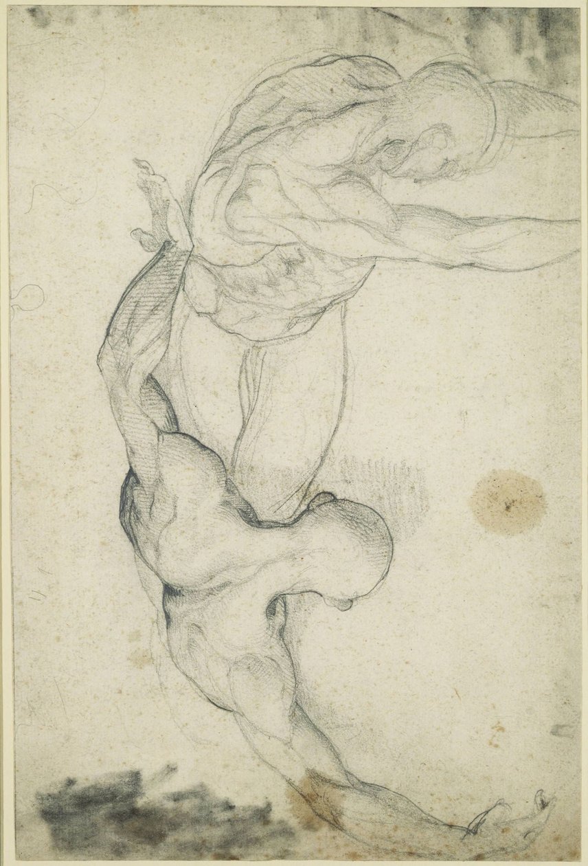 Flåede lig: Studie til »Medusa-flåden« af Theodore Gericault