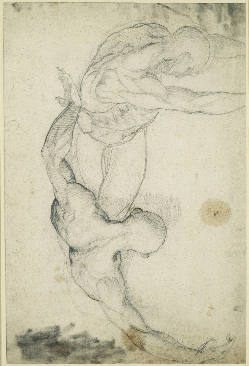 Géricault - Studie til Medusas flåde, 1818 af Theodore Gericault