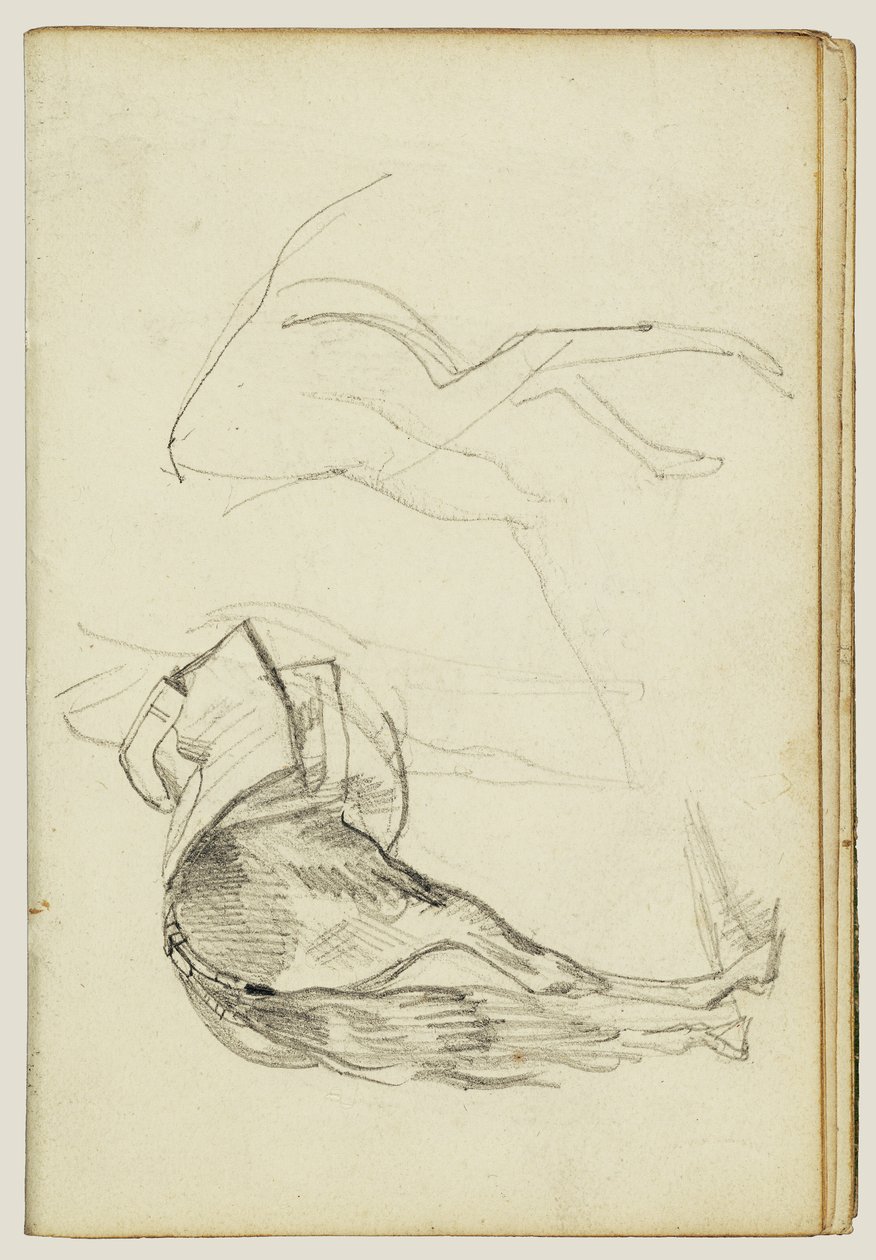 Hestestudier af Theodore Gericault