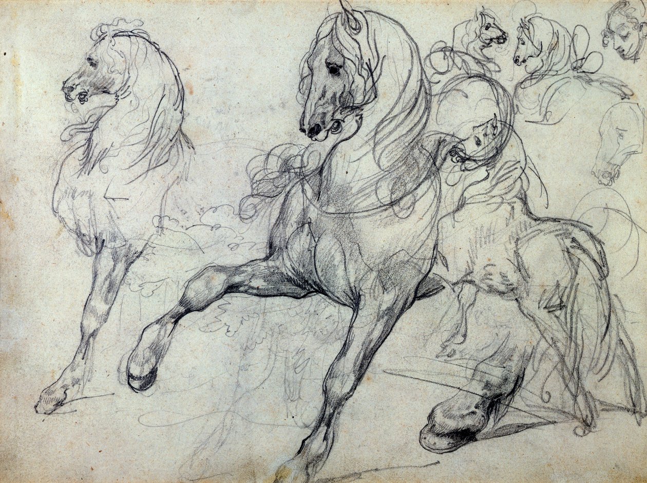 Heste af Theodore Gericault