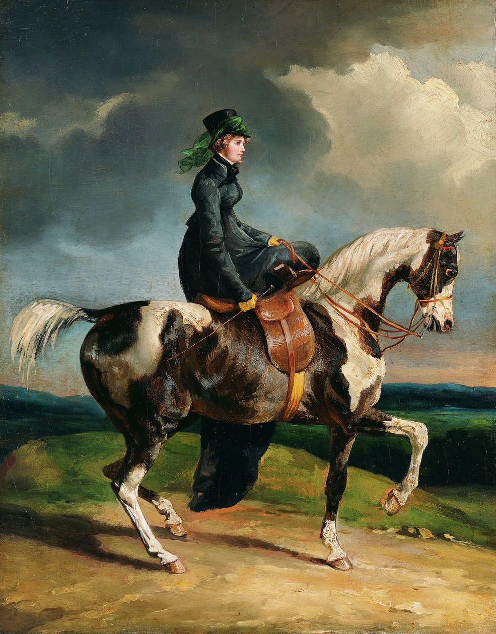 Rytter, 1820 eller senere. af Theodore Gericault