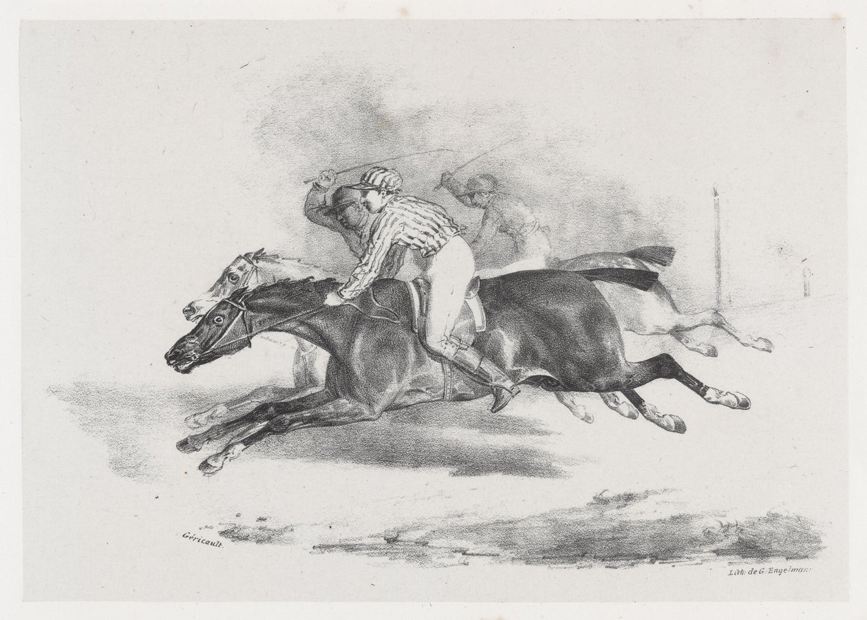 La Course (Løbet) af Theodore Gericault