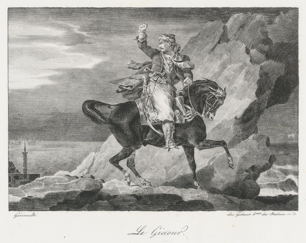 Le Giaour (The Giaour) af Theodore Gericault