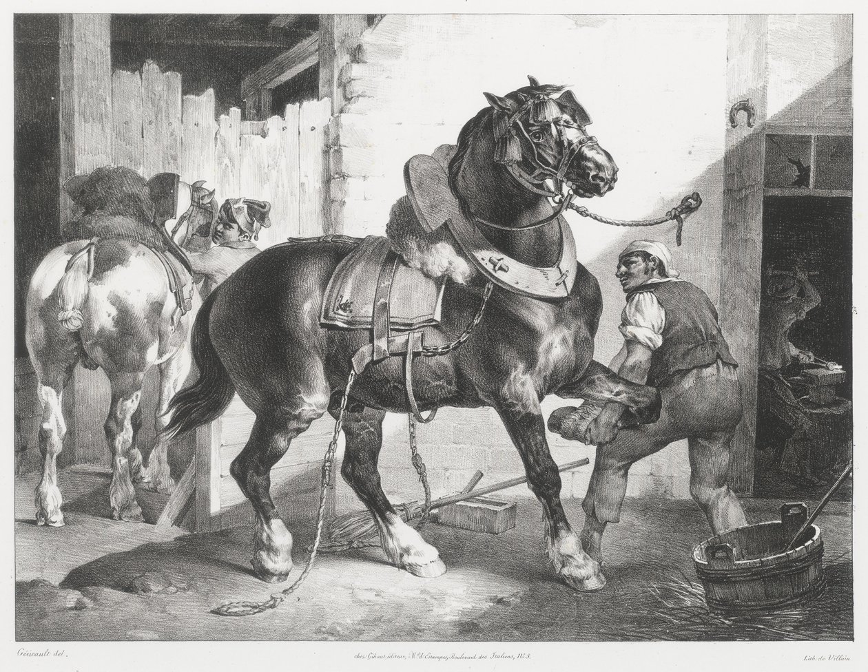 Den franske hestesmed (The French Blacksmith) af Theodore Gericault