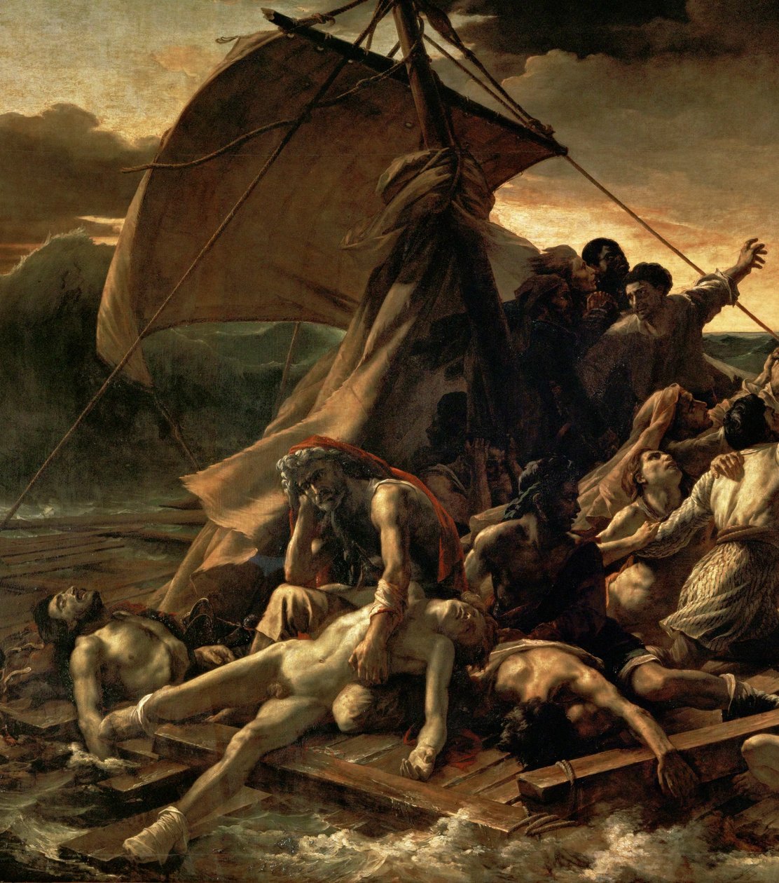 Le Radeau de la Meduse - "Medusas" flåde ... af Theodore Gericault