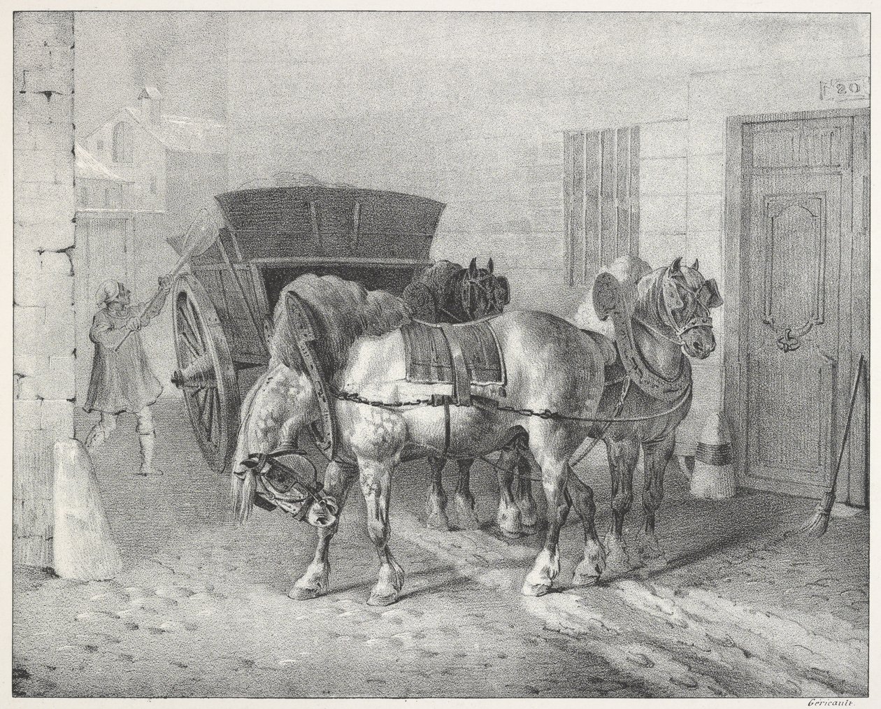 Les Boueux (Gadefejerne) af Theodore Gericault