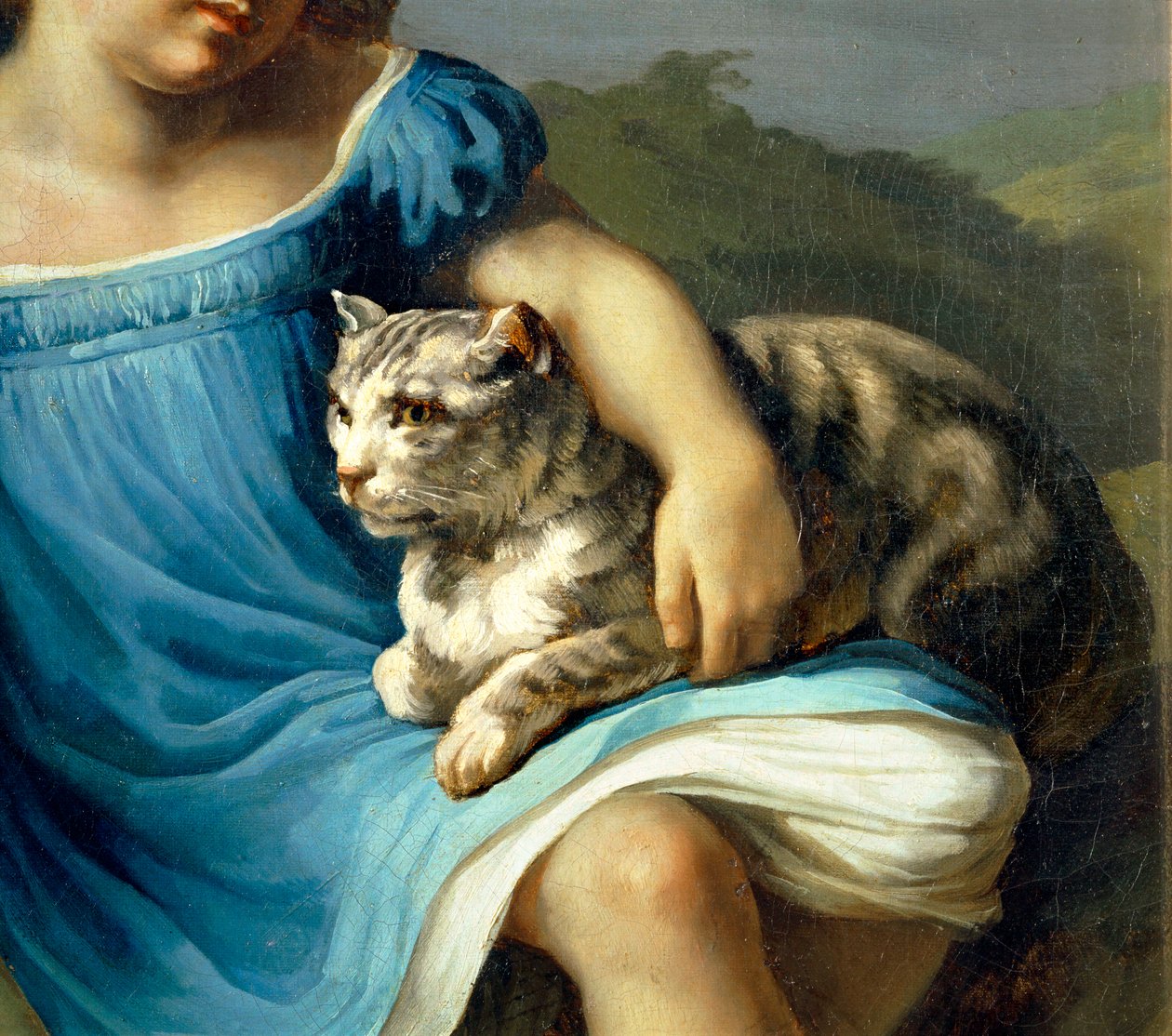 Louise Vernet som barn ... af Theodore Gericault